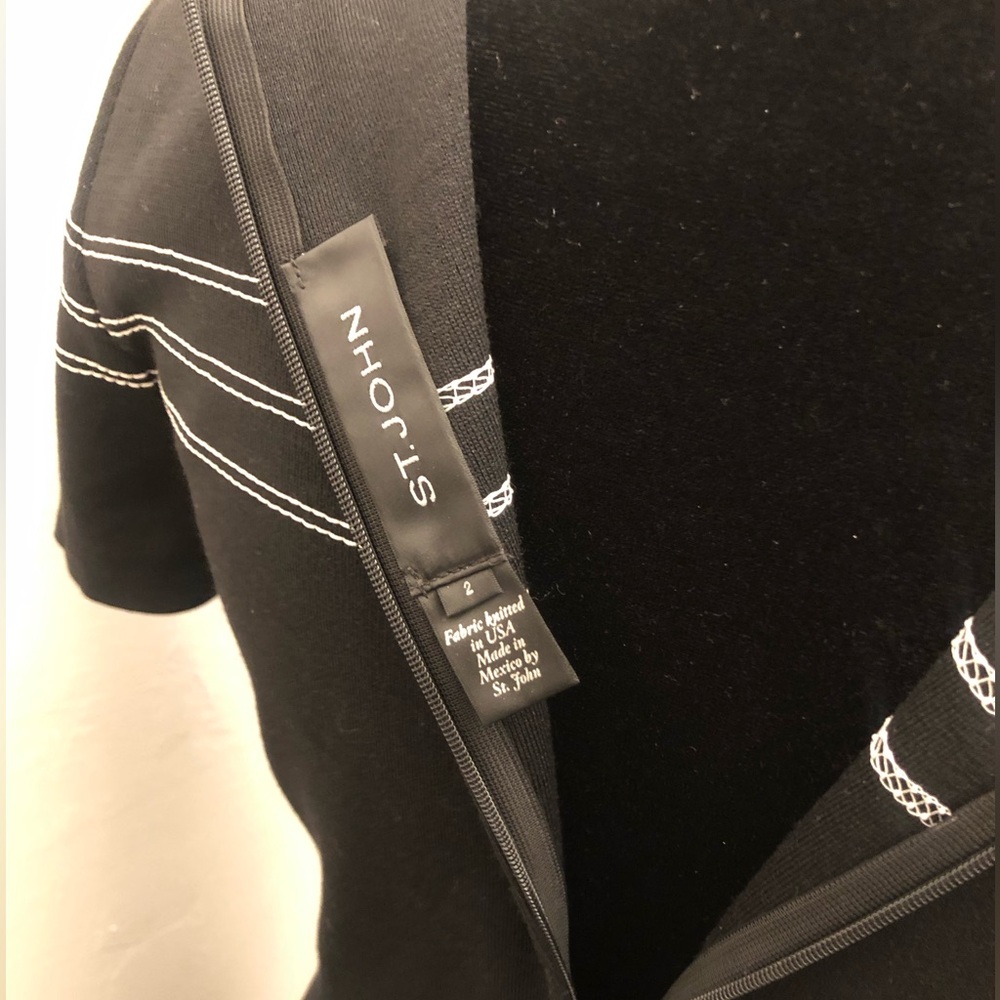 ST JOHN Milano Knit Cocktail dress. - Picture 9 of 11